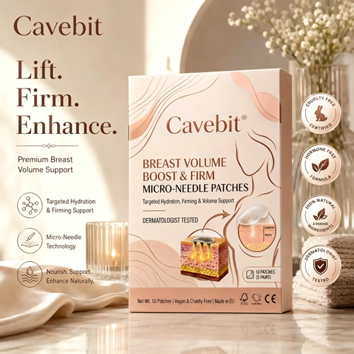 Cavebit Breast Boost & Firm Micro‑Needle Patches