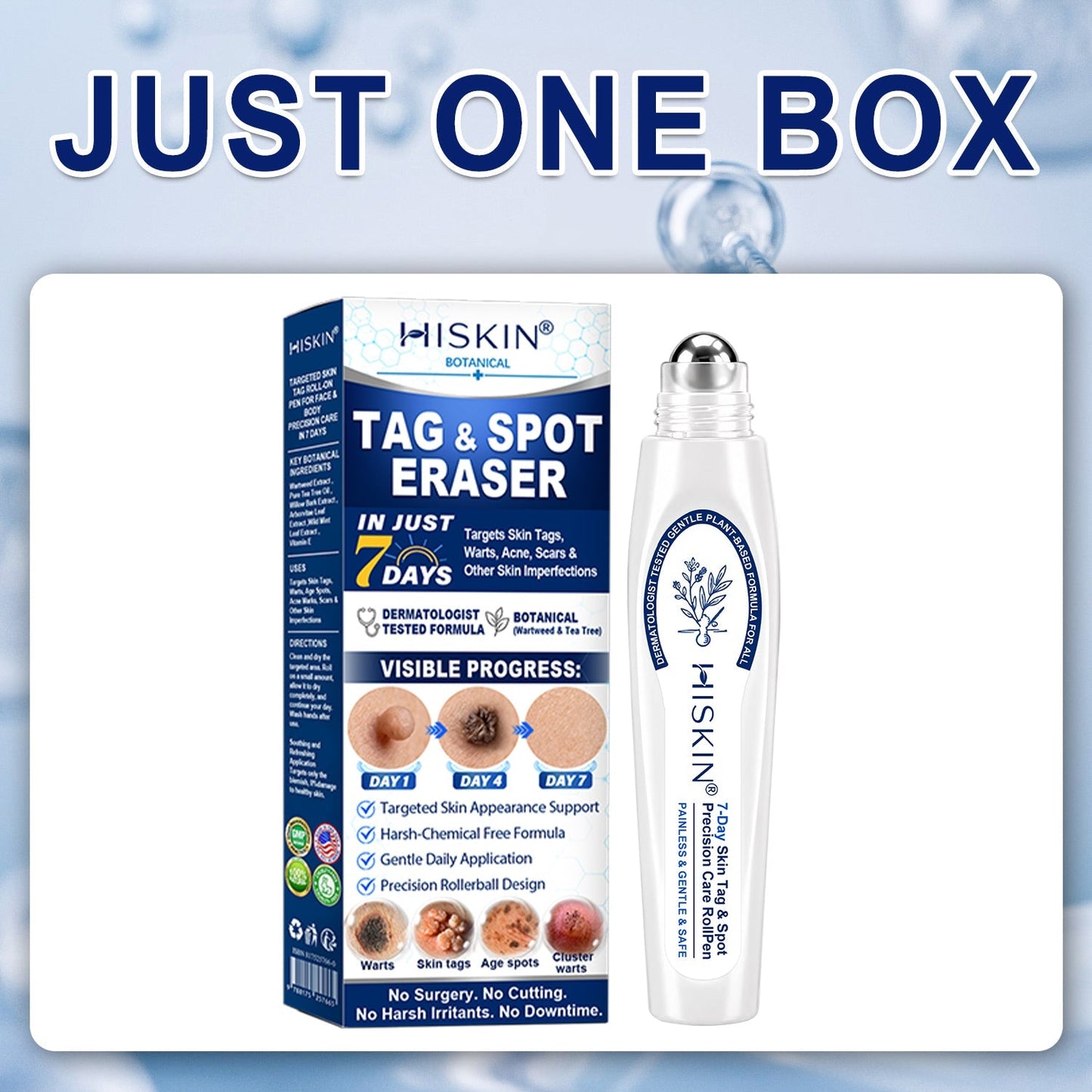 Coredew®👩‍⚕️ 𝟕-𝐃𝒂𝘆 𝐒𝗸𝐢𝐧 𝐓𝒂𝗴 & 𝐒𝐩𝙤𝐭 𝐄𝐫𝒂𝐬𝙚𝐫 Painless & Scar-Free Advanced Imperfection Removal Rollerball Pen