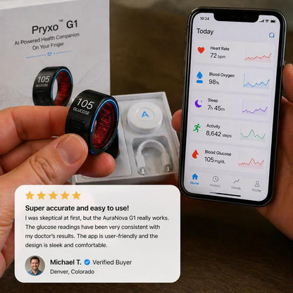 🎉 80% OFF Launch Offer🏆Pryxo™ G1 Non-Invasive Smart Ring