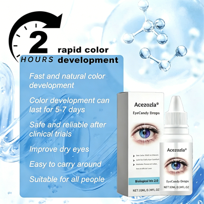 Acezozla® EyeCandy Drops🔥Best Value Natural Eye Tone Enhancer, Skip Colored Contacts, Long Lasting Comfort Eye Beauty Cosmetic