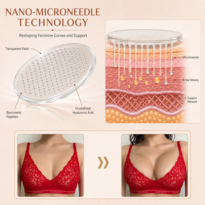 Cavebit Breast Boost & Firm Micro‑Needle Patches