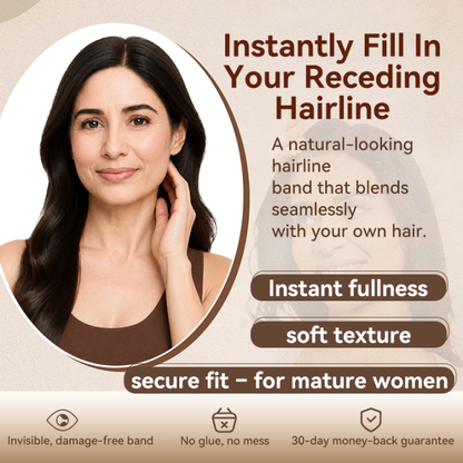 Instantly Fix Your Hairline — The Gift of Confidence: Instant Hairline Solution for Mature Women.