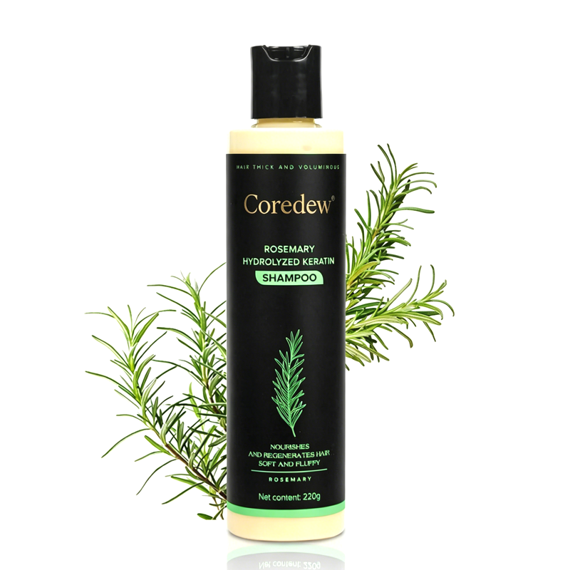 Coredew® Rosemary Shampoo |Natural Rosemary Shampoo With Hydrolyzed Keratin For Hair Regrowth