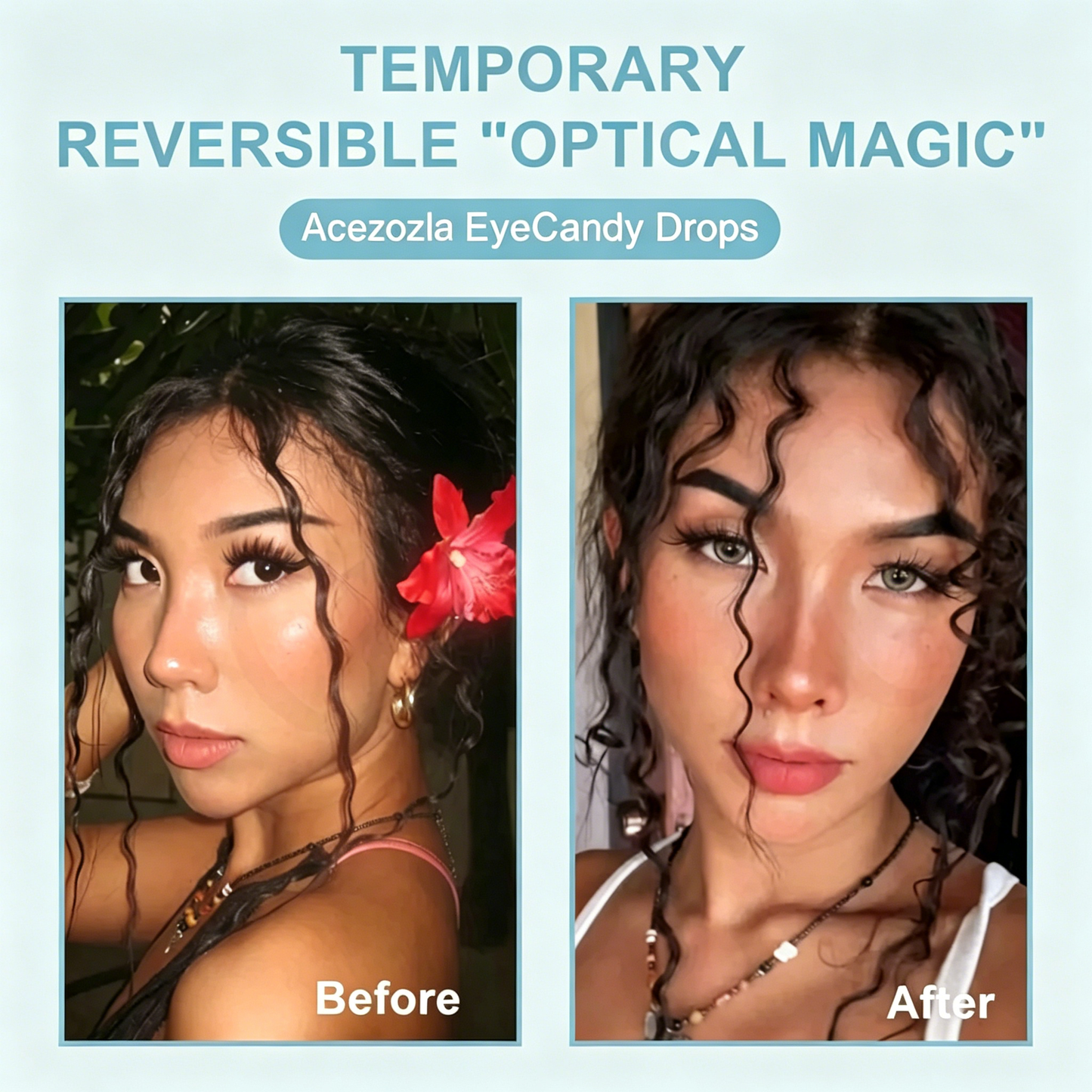 Acezozla® EyeCandy Drops🔥Best Value Natural Eye Tone Enhancer, Skip Colored Contacts, Long Lasting Comfort Eye Beauty Cosmetic