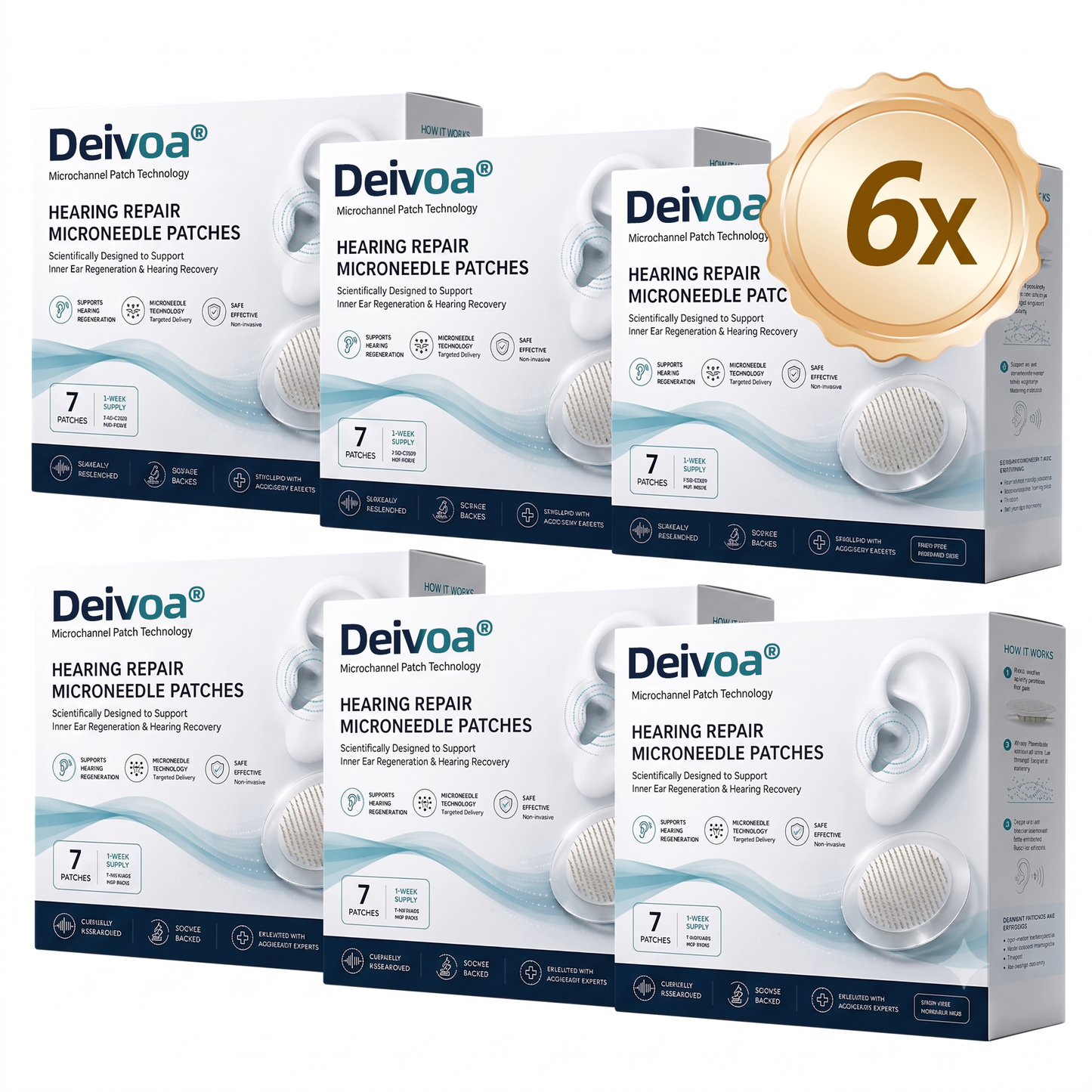 HEARING SUPPORT MICRONEEDLE PATCHES