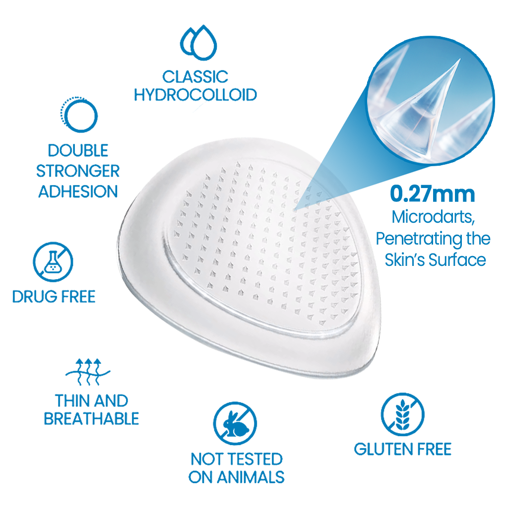 Cavebit Hyaluronic Acid Microneedle Joint Patch Bundle | Deep Knee & Joint Stiffness Relief, Odor-Free No-Pill Joint Support Patches