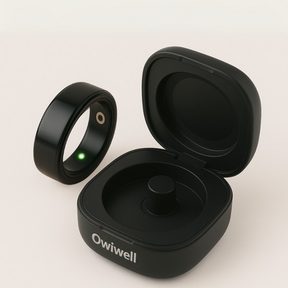 🔥Owiwell Smart Ring IP68 Waterproof Wearable Fitness Trackers for Women Men Couple Gift❤️
