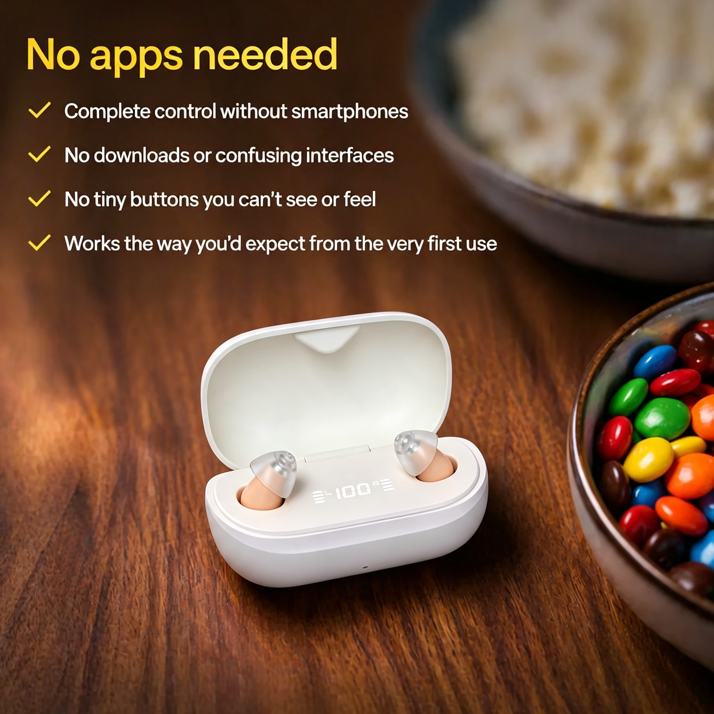 🔥 Hear Better Without Anyone Knowing 👂Noise Reducing Rechargeable Invisible Hearing Aids
