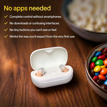 🔥 Hear Better Without Anyone Knowing 👂Noise Reducing Rechargeable Invisible Hearing Aids