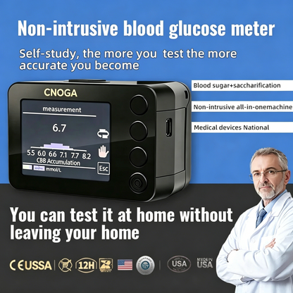 CNOGA™ Advanced Non-Invasive Glucose Monitor-99.9% Accuracy + Exclusive Gift ✅TGA Approved