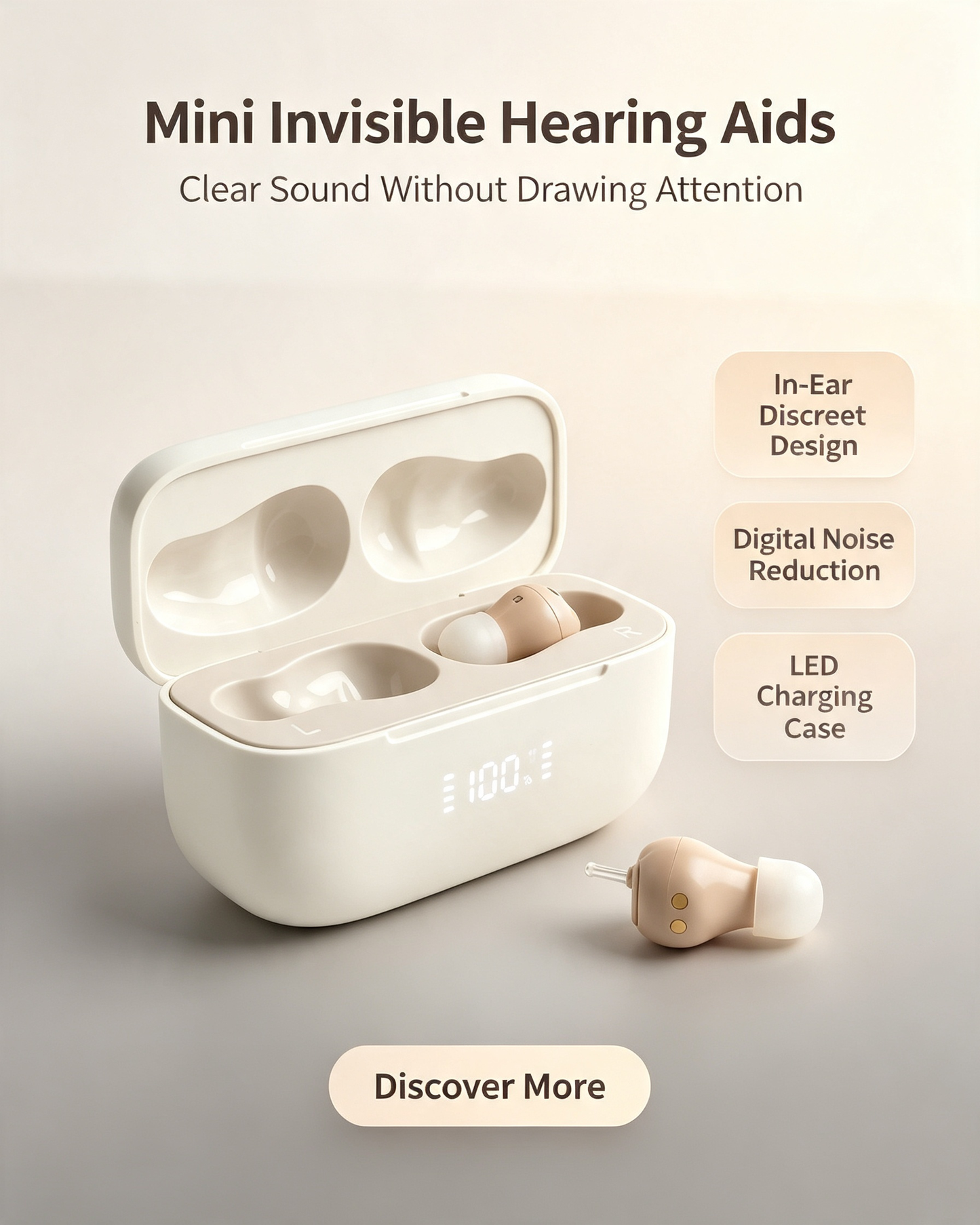 🔥 Hear Better Without Anyone Knowing 👂Noise Reducing Rechargeable Invisible Hearing Aids