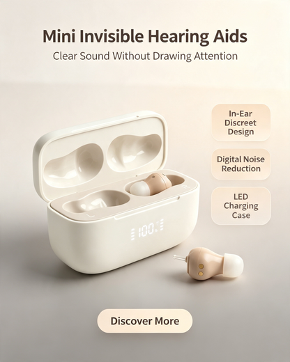 🔥 Hear Better Without Anyone Knowing 👂Noise Reducing Rechargeable Invisible Hearing Aids