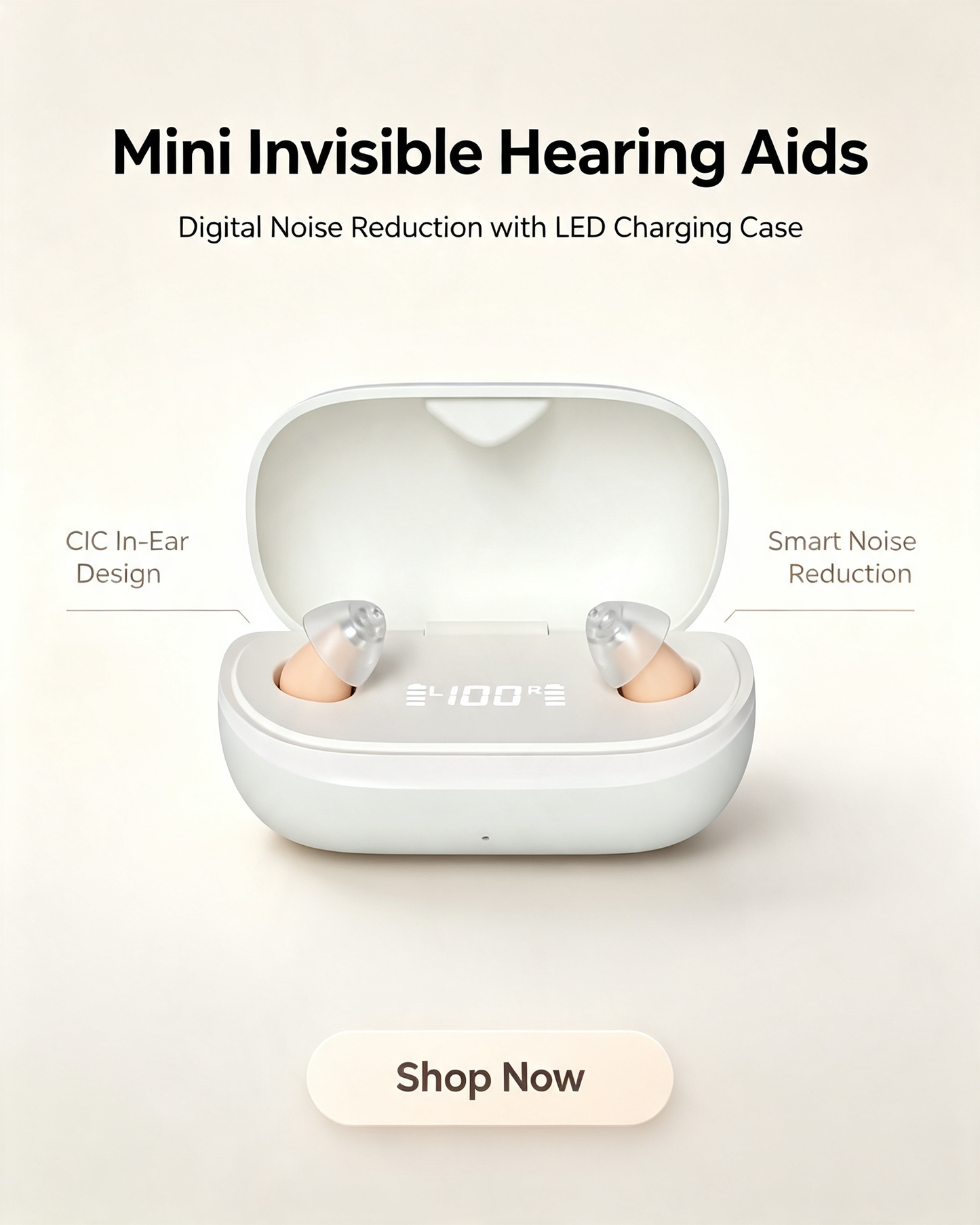 🔥 Hear Better Without Anyone Knowing 👂Noise Reducing Rechargeable Invisible Hearing Aids