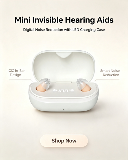 🔥 Hear Better Without Anyone Knowing 👂Noise Reducing Rechargeable Invisible Hearing Aids
