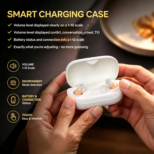 🔥 Hear Better Without Anyone Knowing 👂Noise Reducing Rechargeable Invisible Hearing Aids