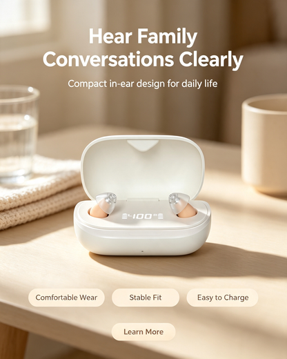 🔥 Hear Better Without Anyone Knowing 👂Noise Reducing Rechargeable Invisible Hearing Aids