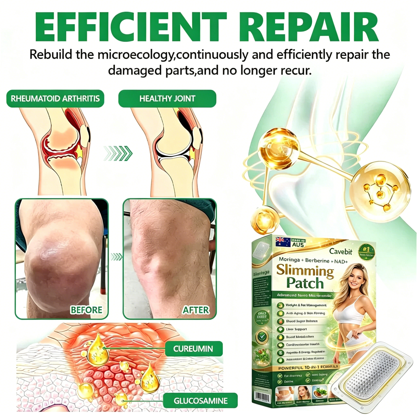 New 2026 Upgrade:  Cavebit® Berberine 6-in-1 Nano Microneedle 𝖯𝚊𝗍𝖼𝗁 with Science-Backed Formula