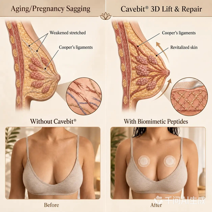 Cavebit Breast Boost & Firm Micro‑Needle Patches
