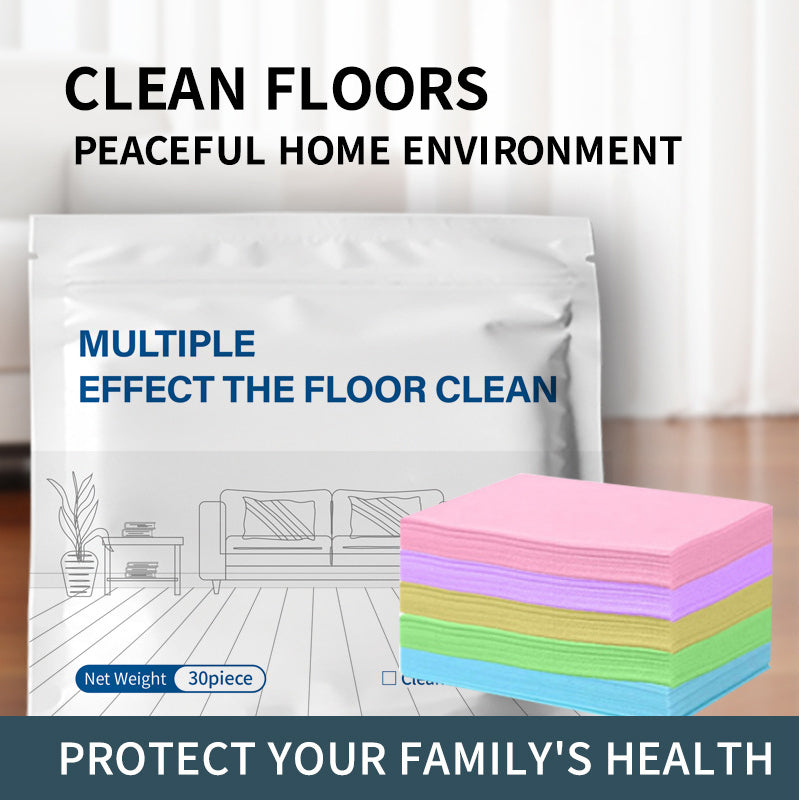 🔥Water-Soluble Floor Cleaning Sheets-Powerful Dissolvable Floor Cleaning Sheets