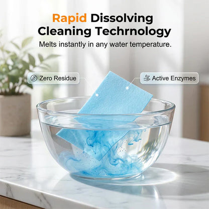 🔥Water-Soluble Floor Cleaning Sheets-Powerful Dissolvable Floor Cleaning Sheets